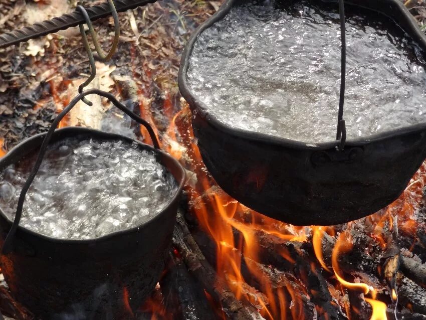 фото кипячения воды в Радужном